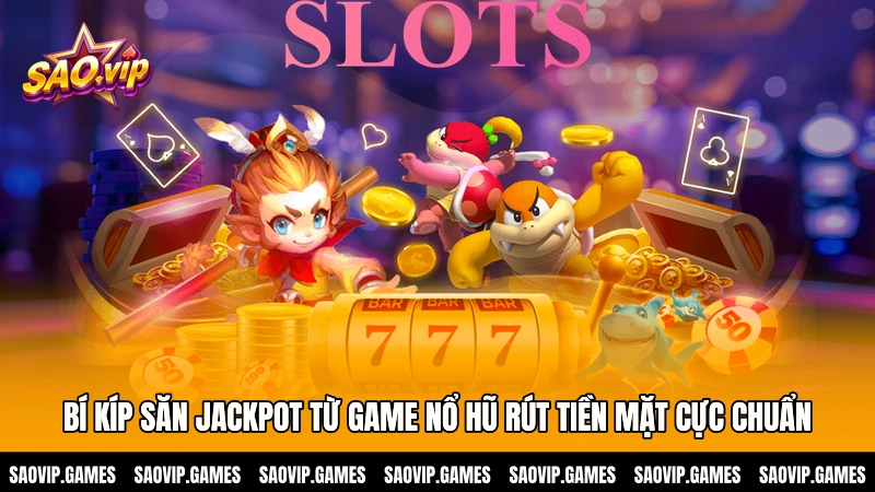 Bí kíp săn Jackpot từ game nổ hũ rút tiền mặt cực chuẩn